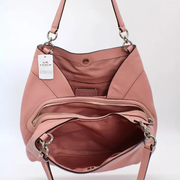 Coach Lexy Pebble Leather Shoulder Bag